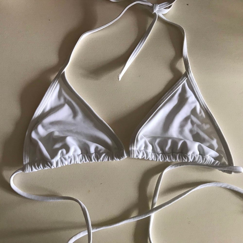 White Triangle Bikini Top Victoria's Secret